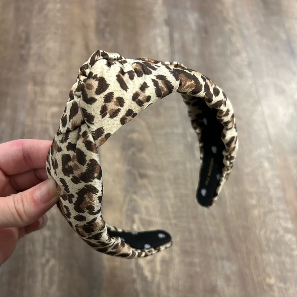 Lele Sadoughi leopard headband, never worn